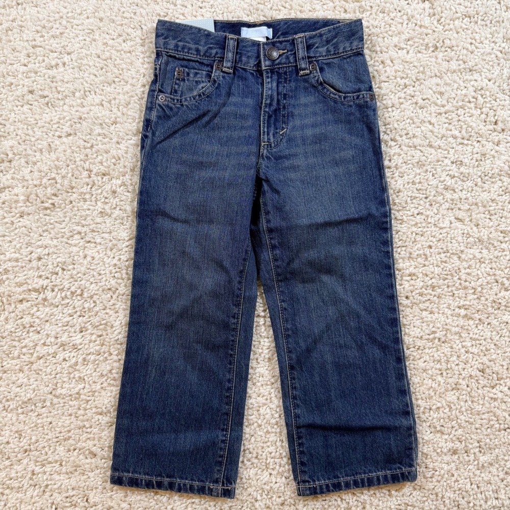 NWT Deadstock Vintage Y2K 2009 Old Navy Straight Leg Jeans 4T Classic Rugged